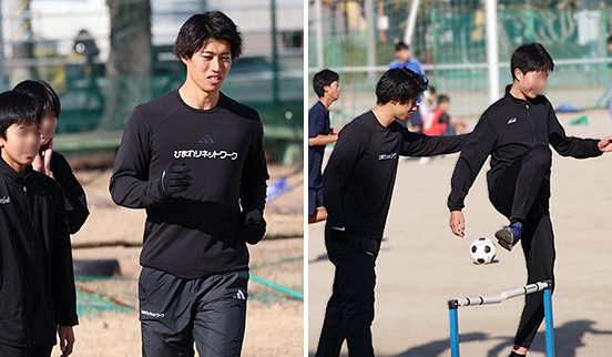 競技指導の様子